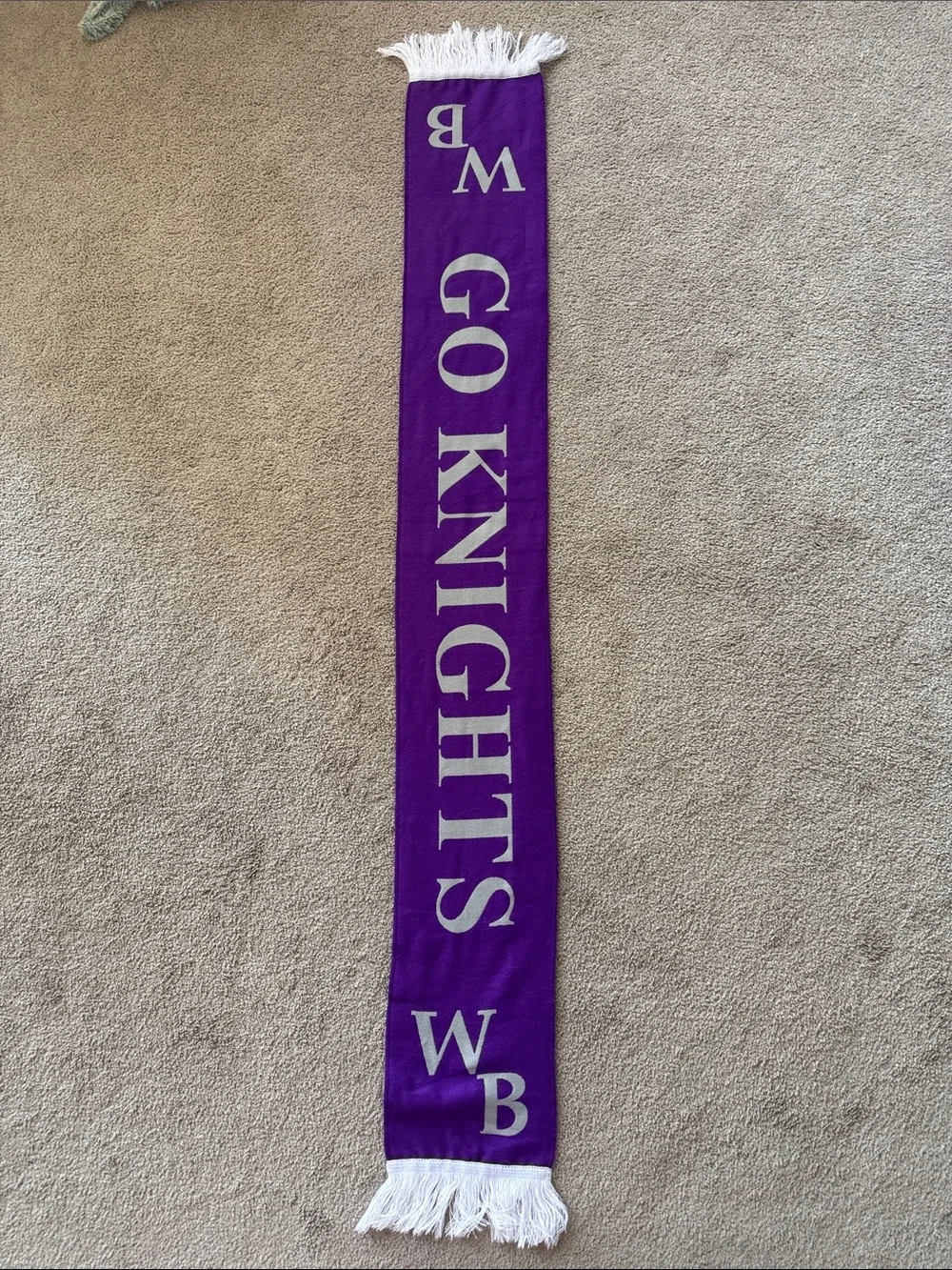 West Badin Knights Stadium School Spirit Scarf!